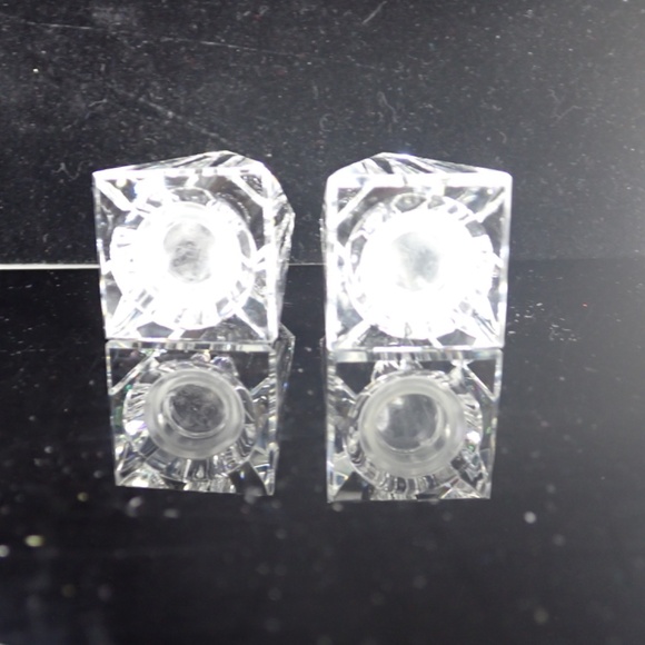 Simon Designs Crystal Mini Salt & Pepper Shaker Set New in Box - Picture 8 of 12